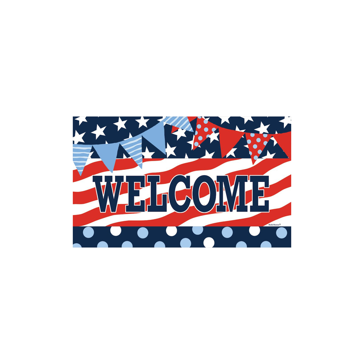 Patriotic Patterns Doormat