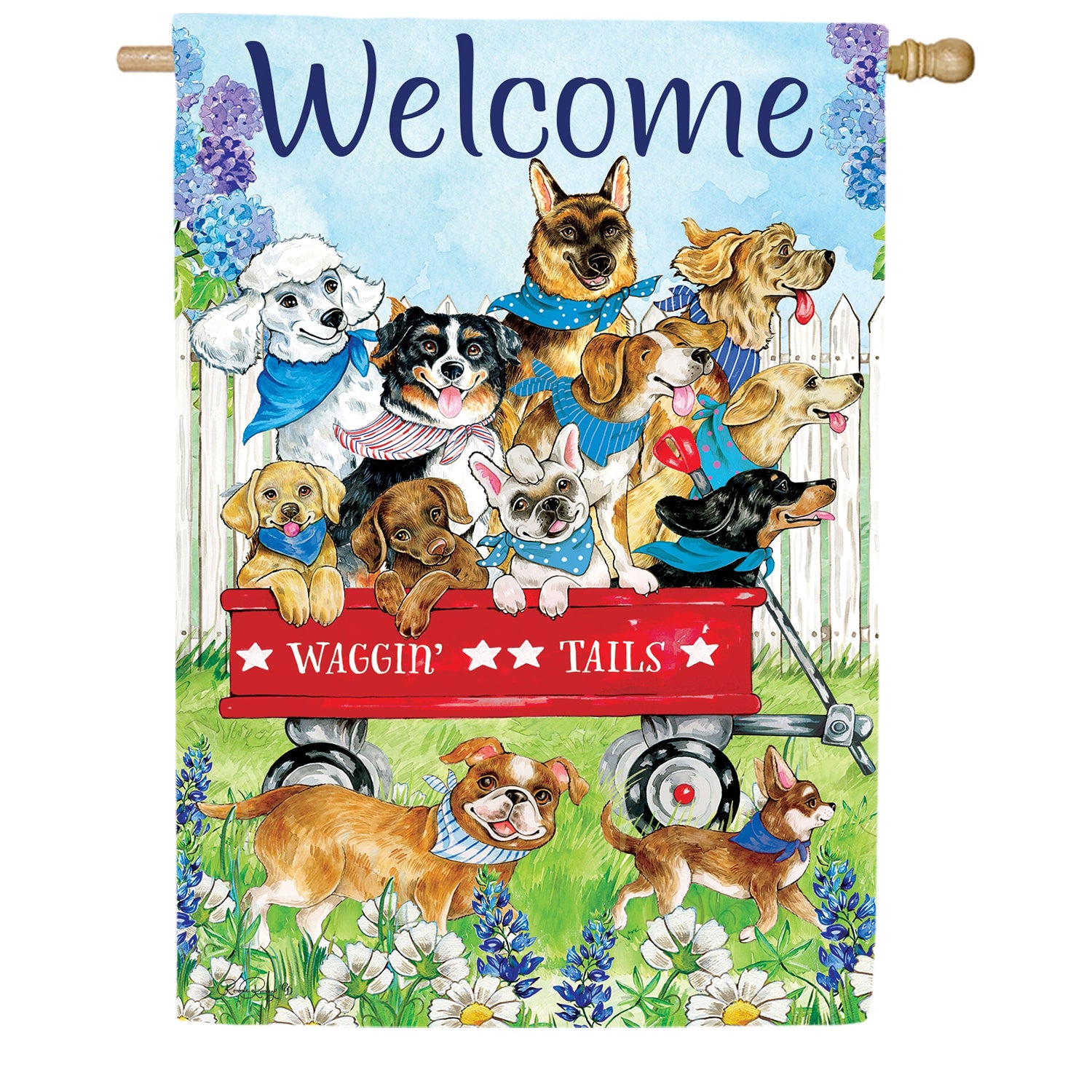 Waggin Tales House Flag