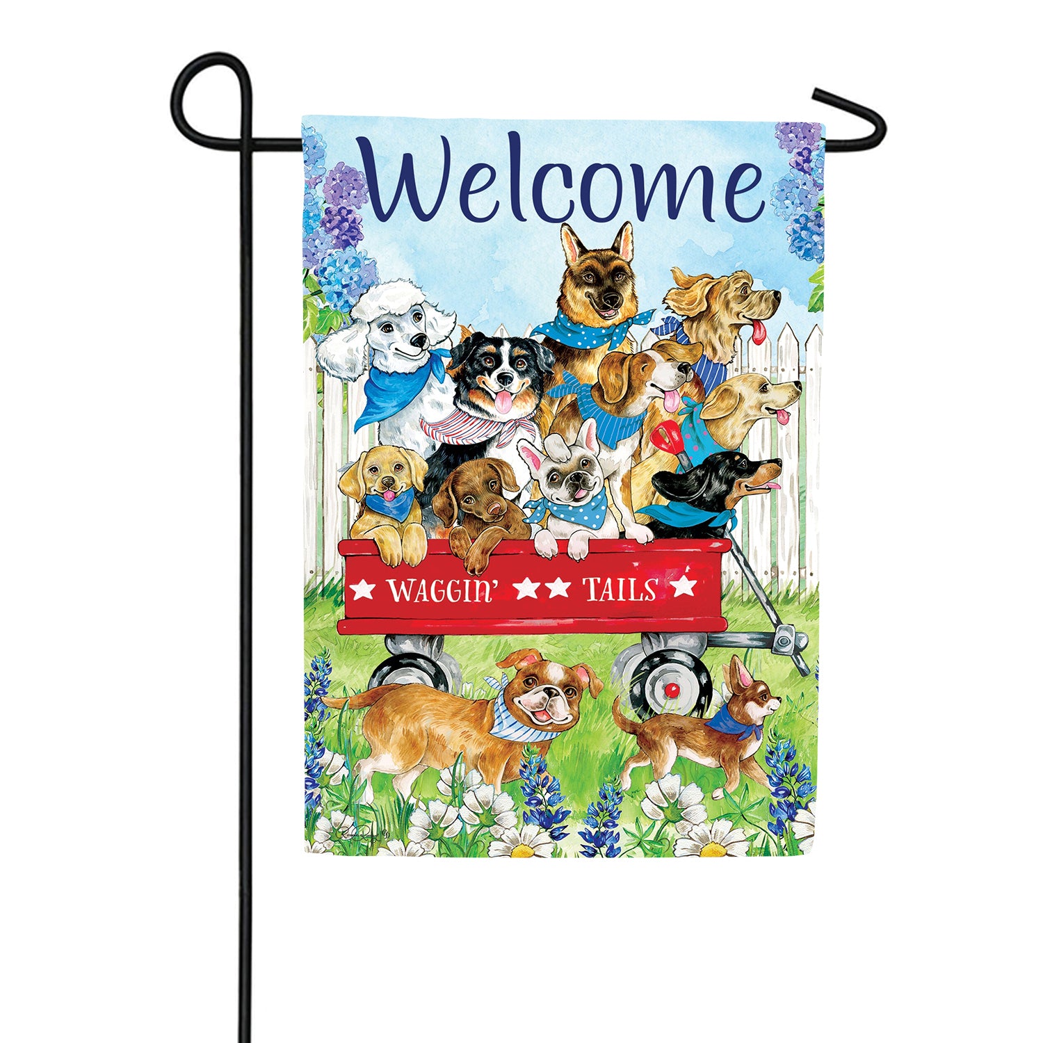 Waggin Tales Garden Flag