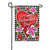 Gingham Valentine Garden Flag