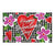 Gingham Valentine Doormat