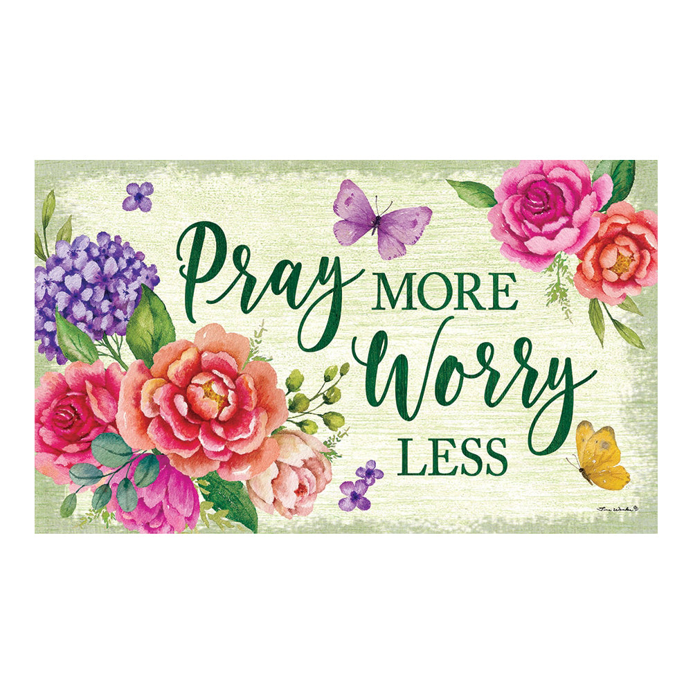 Pray More Doormat