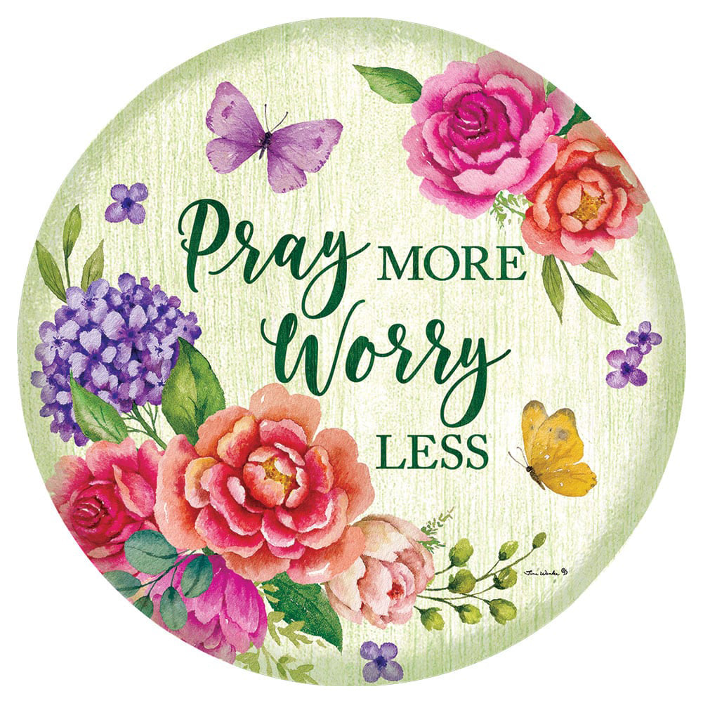 Pray More Accent Magnet