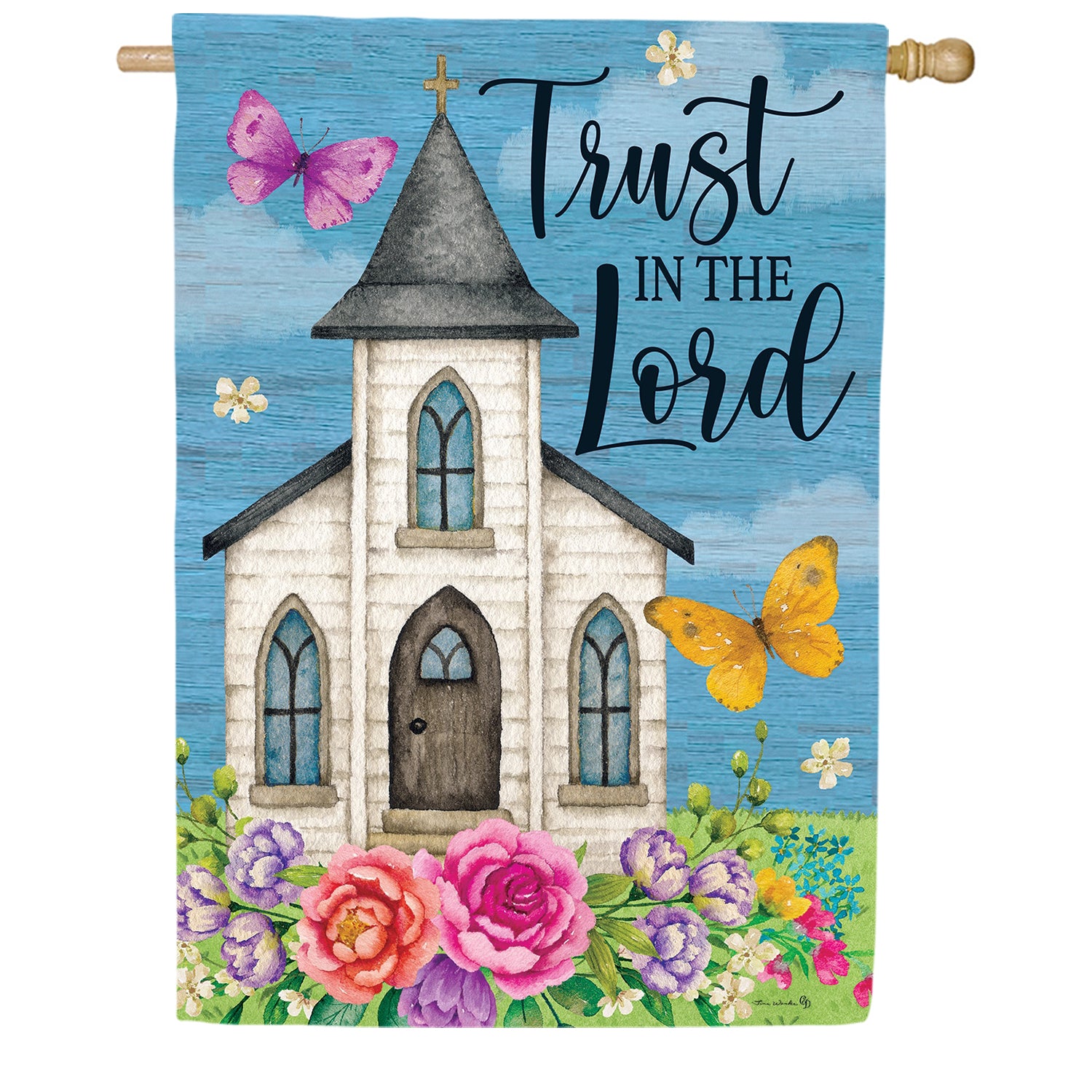 Trust Church House Flag
