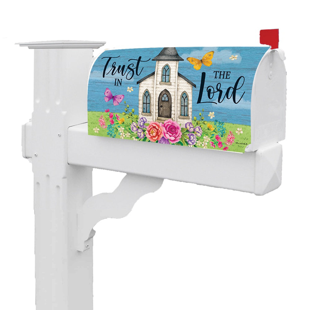 Trust Church Mailbox Cover