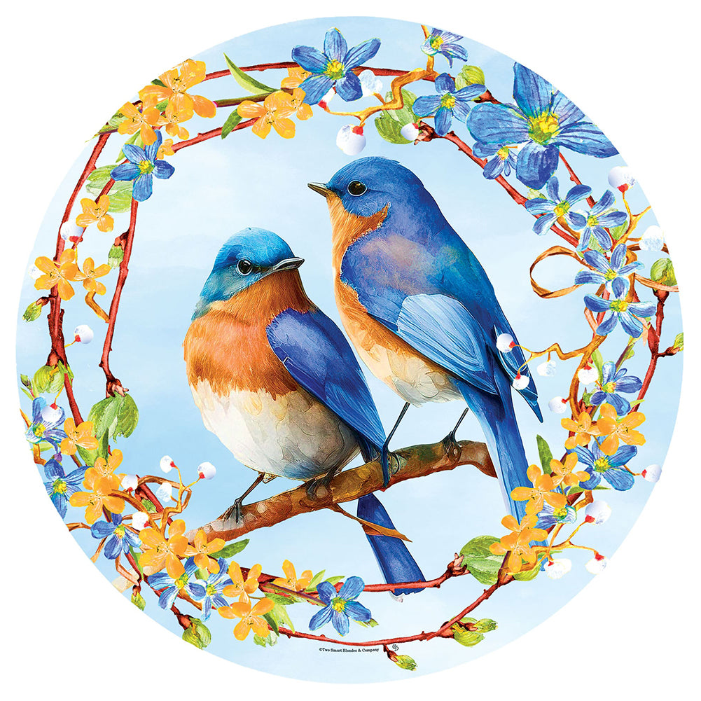 Lovely Bluebirds Accent Magnet