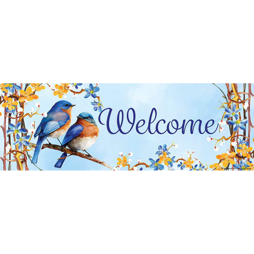 Lovely Bluebirds Signature Sign