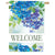 Hydrangeas Welcome House Flag