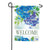 Hydrangeas Welcome Garden Flag