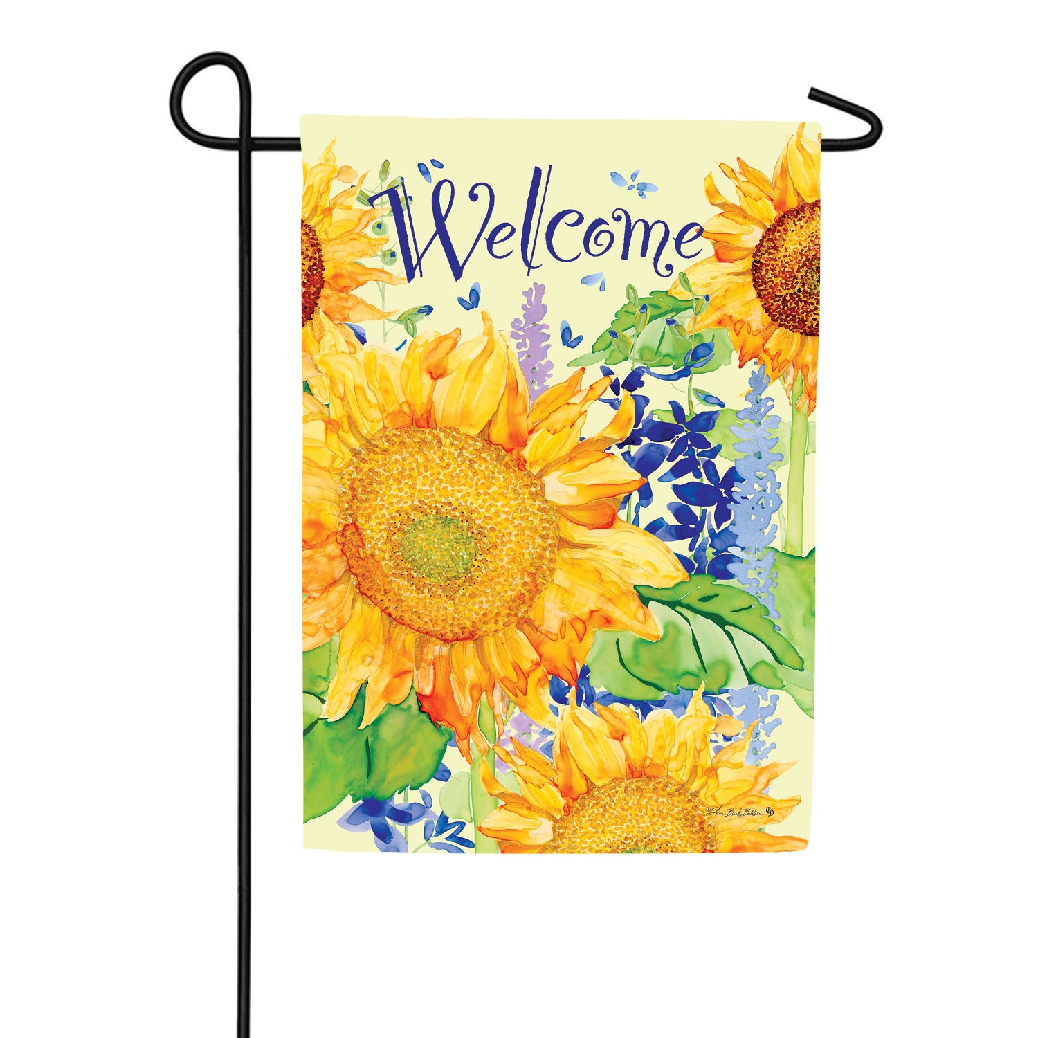 Happy Sunflowers Garden Flag