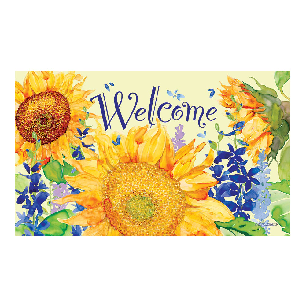 Happy Sunflowers Doormat