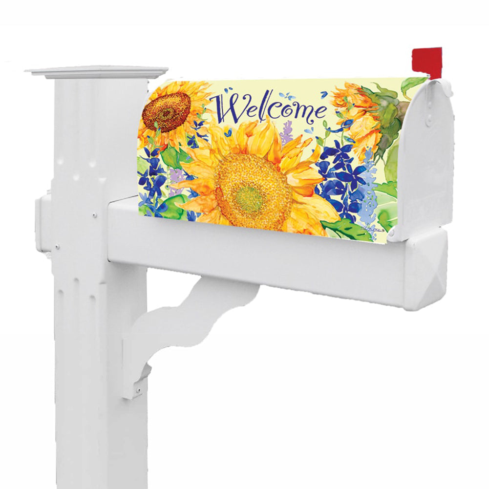 Happy Sunflowers Mailbox Cover