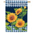 Sunflowers on Navy House Flag