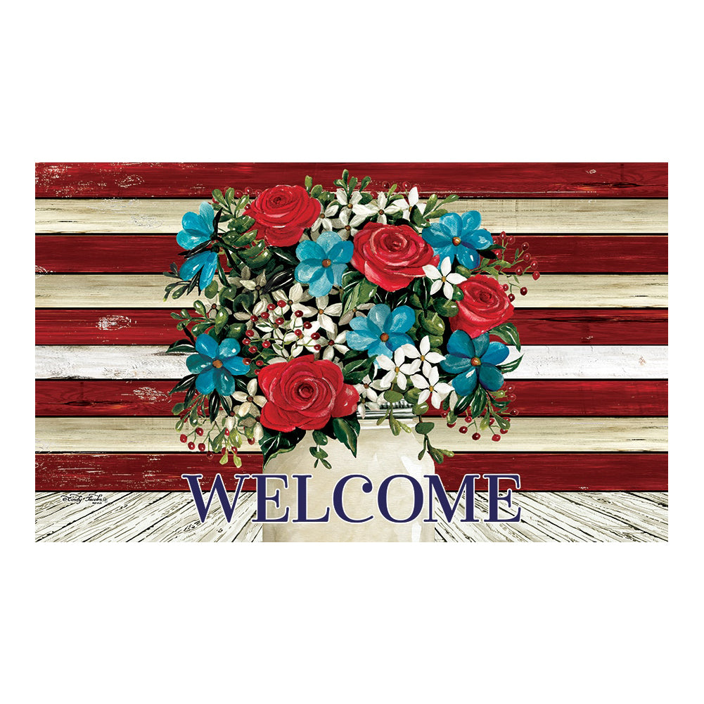 Flag Florals Doormat