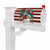 Flag Florals Mailbox Cover