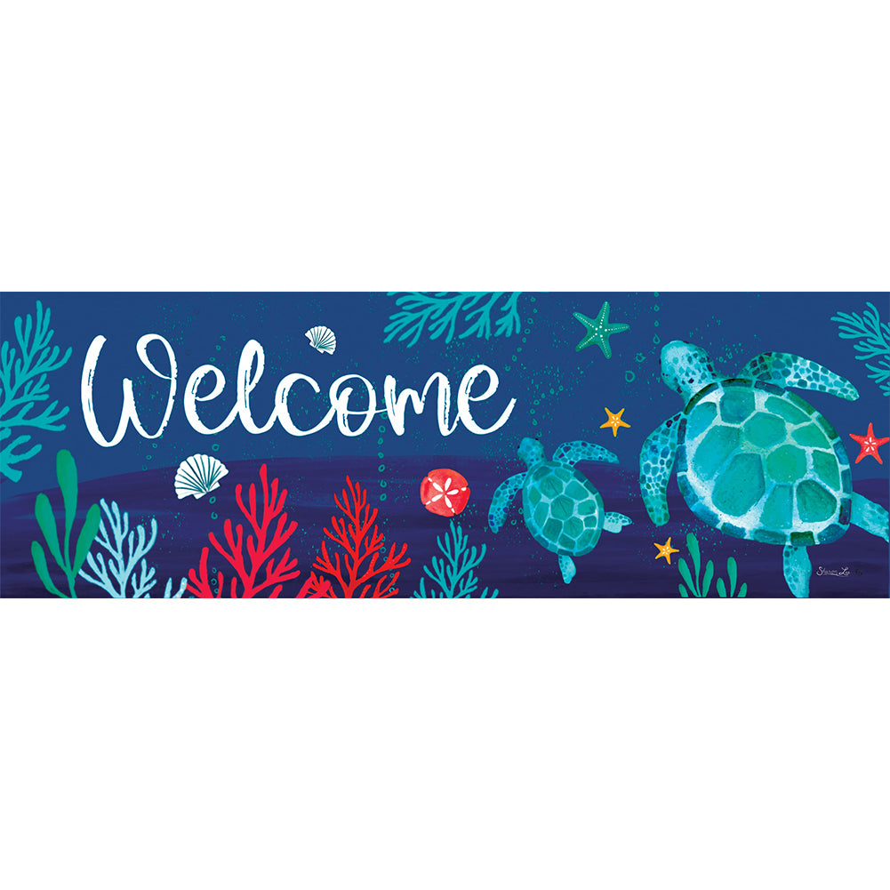 Floating Turtles Signature Sign