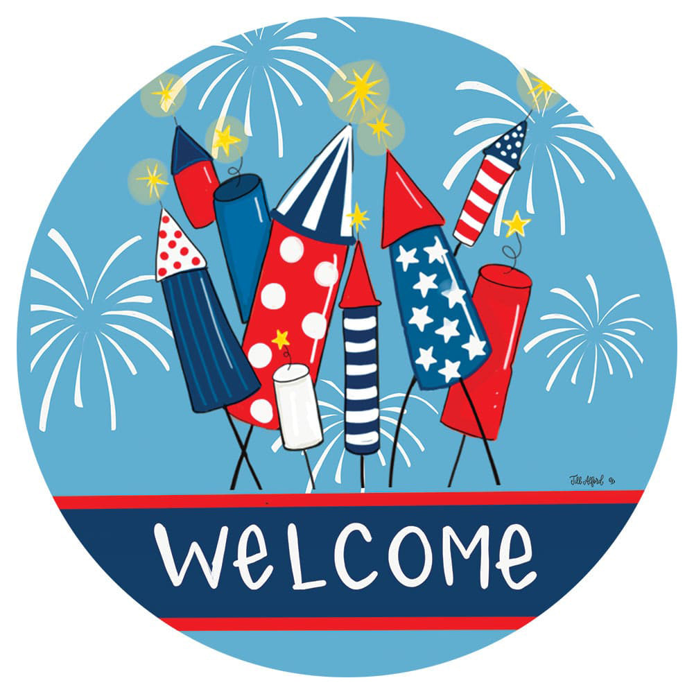 Fireworks Accent Magnet