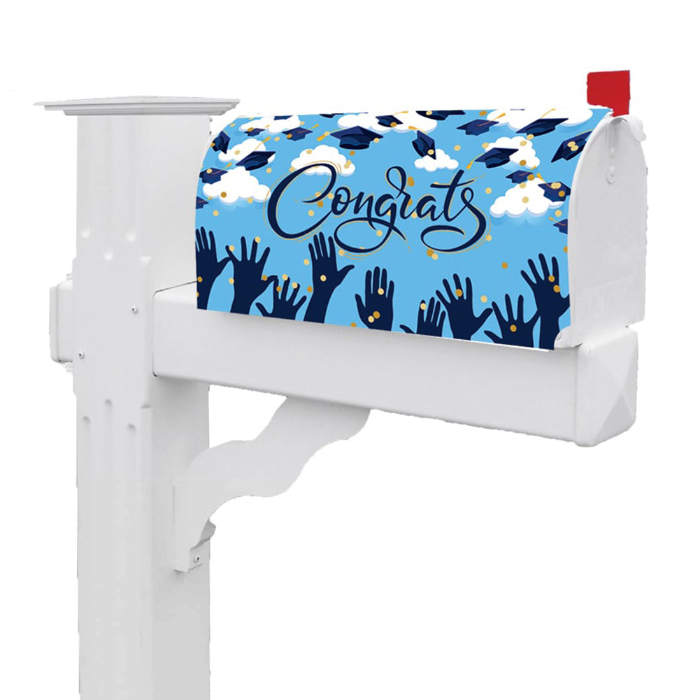 Custom Decor Congrats Grad Mailbox Cover