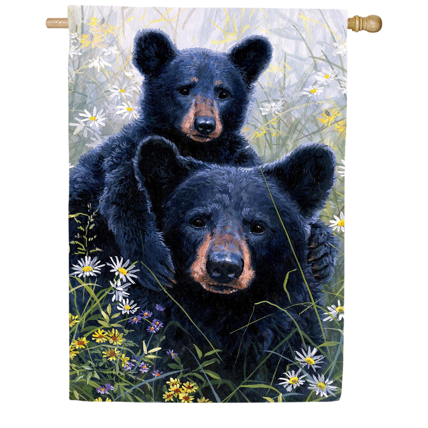 Black Bear Lookout House Flag