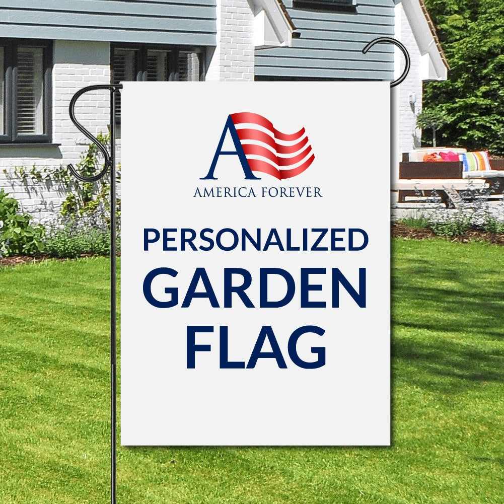 Personalized Garden Flags | Custom Image & Message | Printed In USA ...