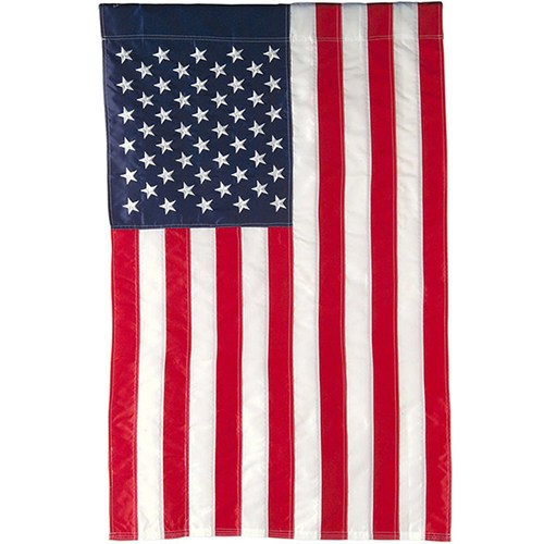 Patriotic American House Flag