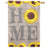 Evergreen Sunflower Home Burlap House Flag