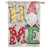 Home Gnome Burlap Double Sided House Flag