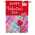 String of Valentine Hearts Burlap House Flag