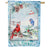 Snow Country Birds House Flag