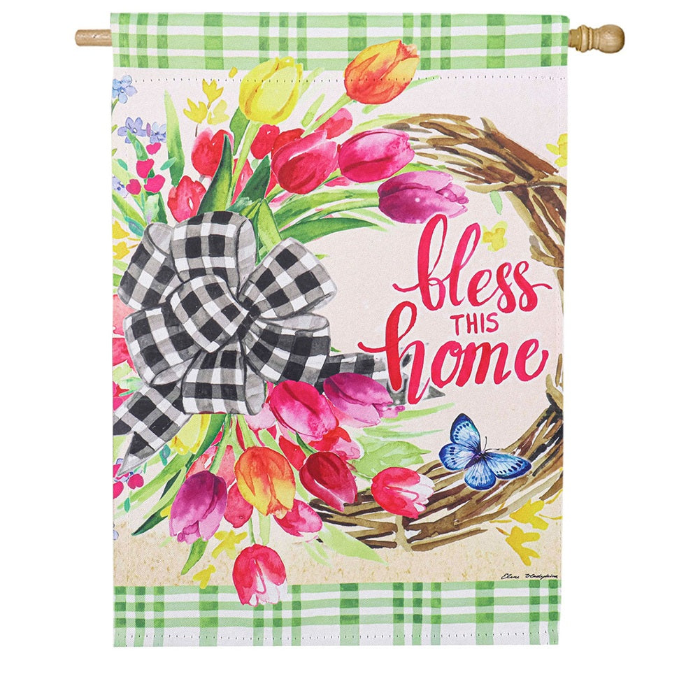 Spring Florals House Flag