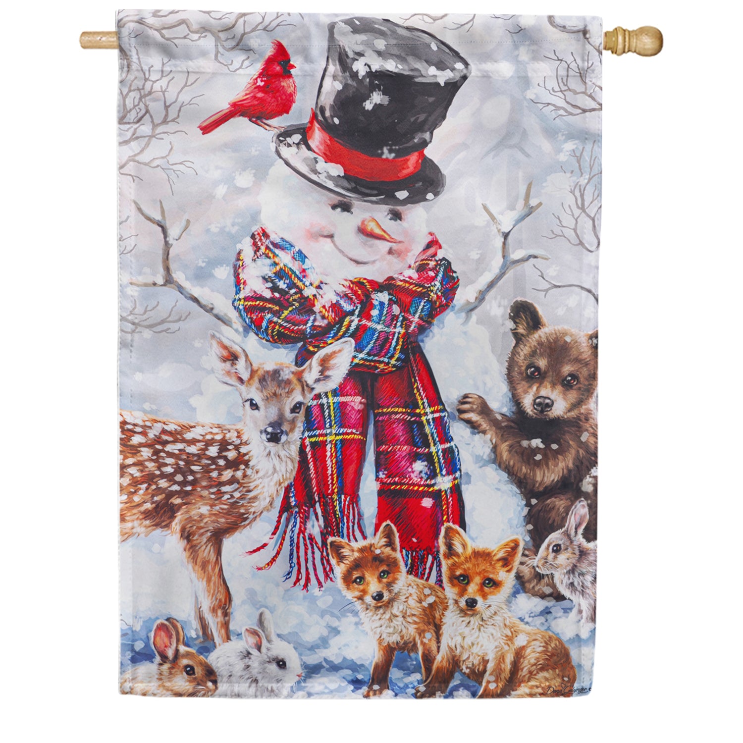 Evergreen Forest Friends House Flag