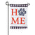 HOME Pawprint Burlap Garden Flag