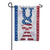 USA Fireworks Burlap Garden Flag