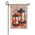 Pumpkin Lanterns Burlap Double Sided Garden Flag