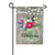 Mason Jar Lights Burlap Garden Flag