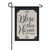 Bless This Home Black & White Burlap Double Sided Garden Flag