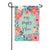 Flower Hour Textured Suede Garden Flag