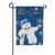 Let It Snow Glisten Garden Flag