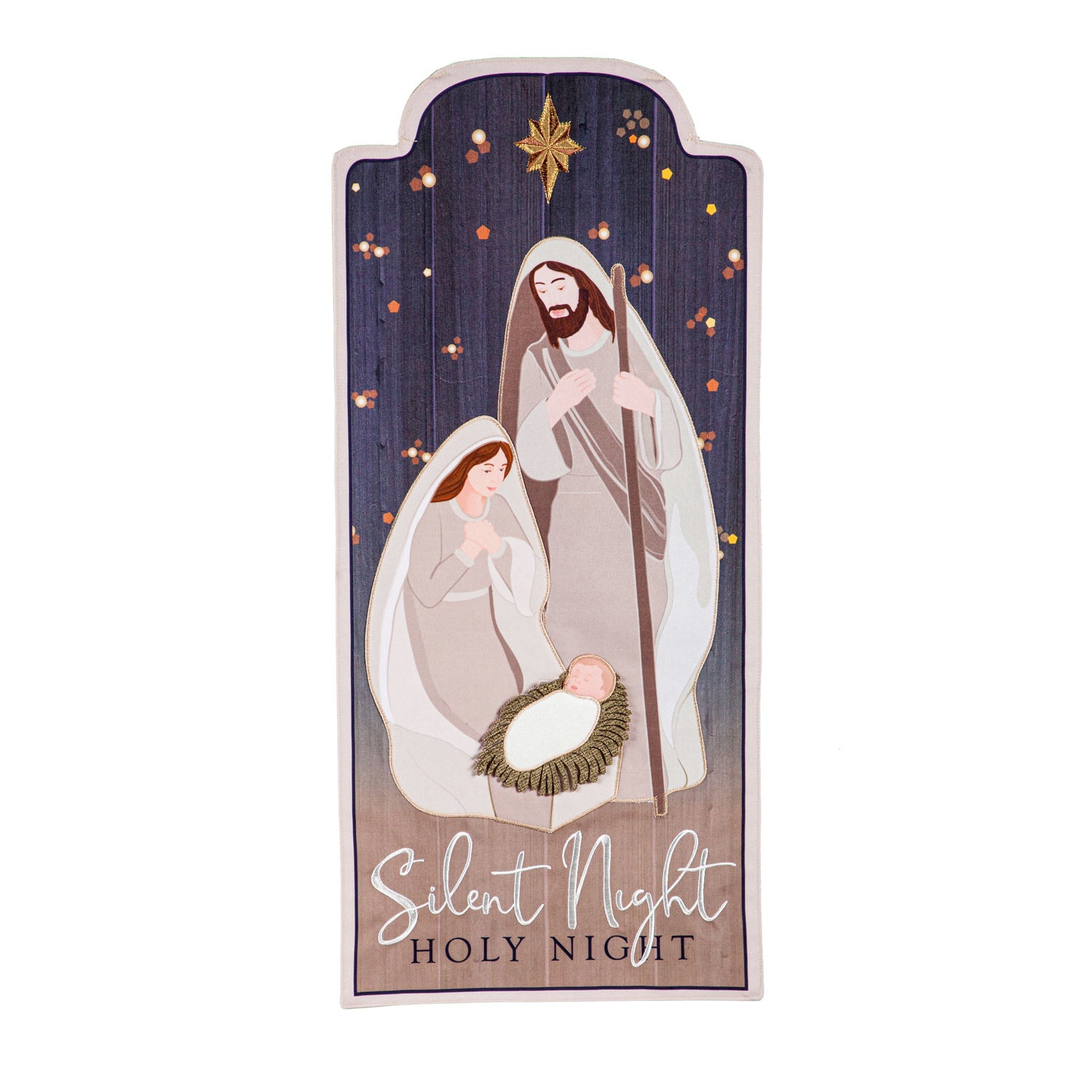 Silent Night Everlasting Impressions Textile Dï¿½cor