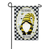 Evergreen Bee Humble Bee Kind Gnome Burlap Garden Flag