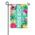 Stacked Tropical Linen Garden Flag