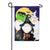 Trick or Treat Gnomes Linen Garden Flag