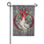 Ribbon and Skis Linen Garden Flag