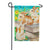 Bunny Playmates Linen Garden Flag