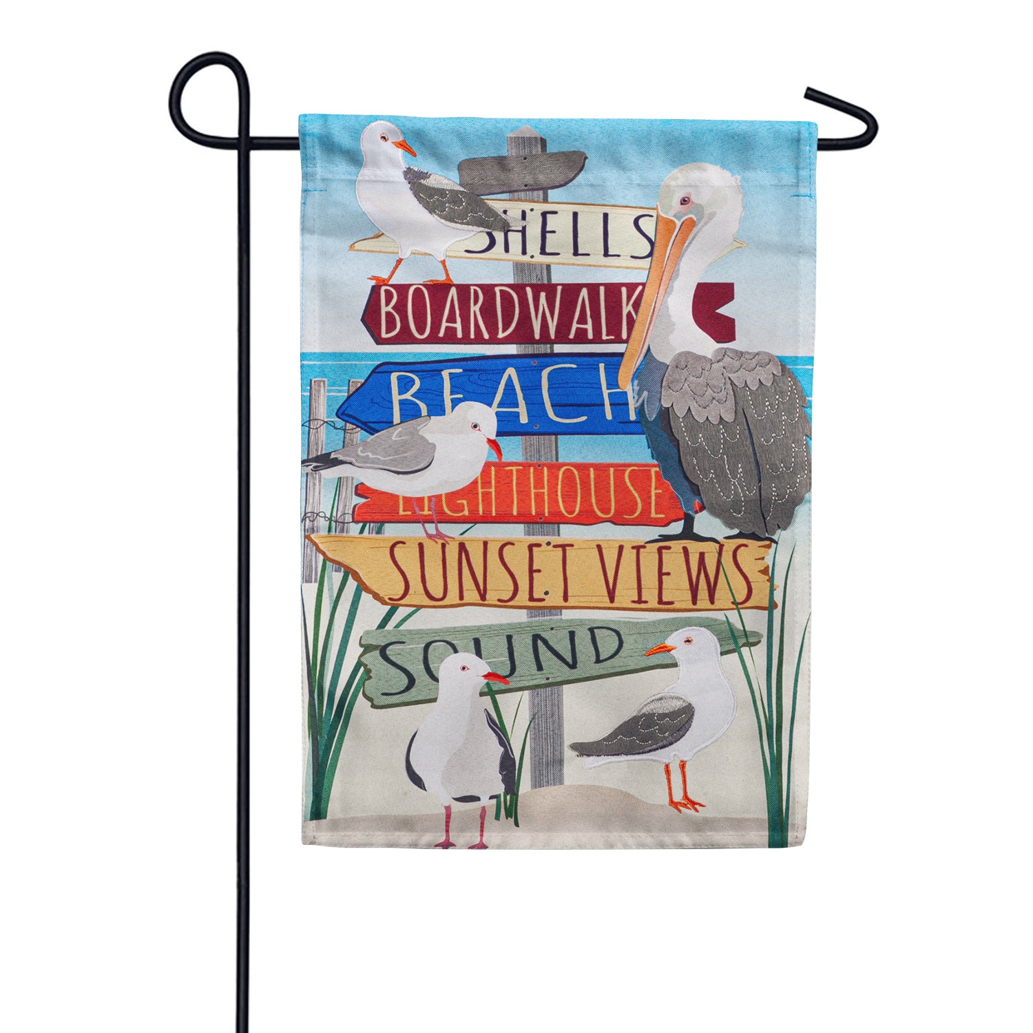 Driftwood Signs Linen Garden Flag