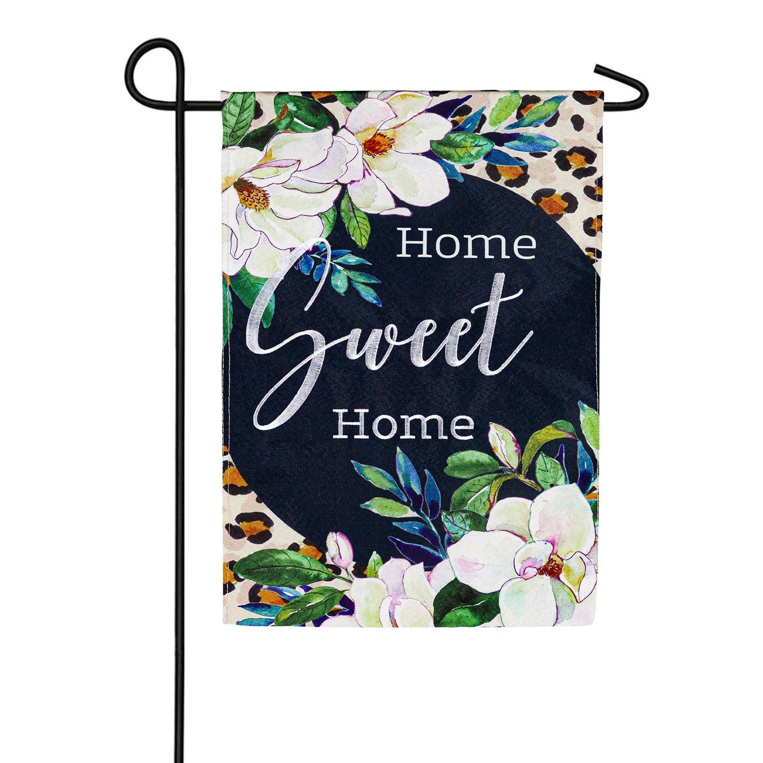 Magnolia Bloom Linen Double Sided Garden Flag