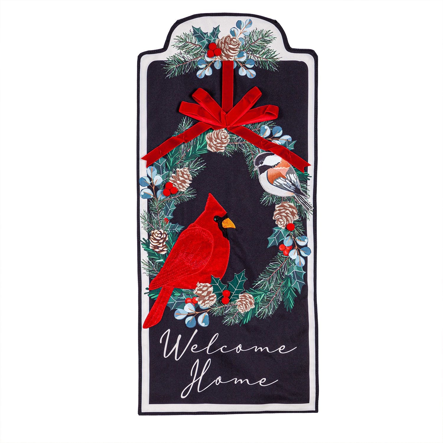 Welcome Songbird Wreath Everlasting Impressions Textile Decor
