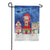 Evergreen Christmas Eve Linen Garden Flag