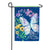 Blue Butterfly Meadow Linen Double Sided Garden Flag