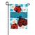 Ladybug Plaid Welcome Linen Double Sided Garden Flag